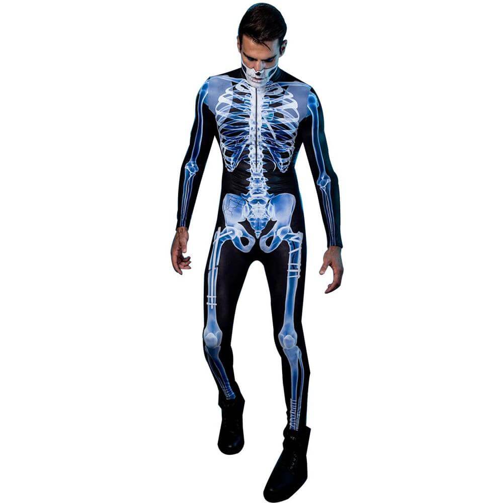 Tenue Squelette 3D pour un Halloween terriblement effrayant !