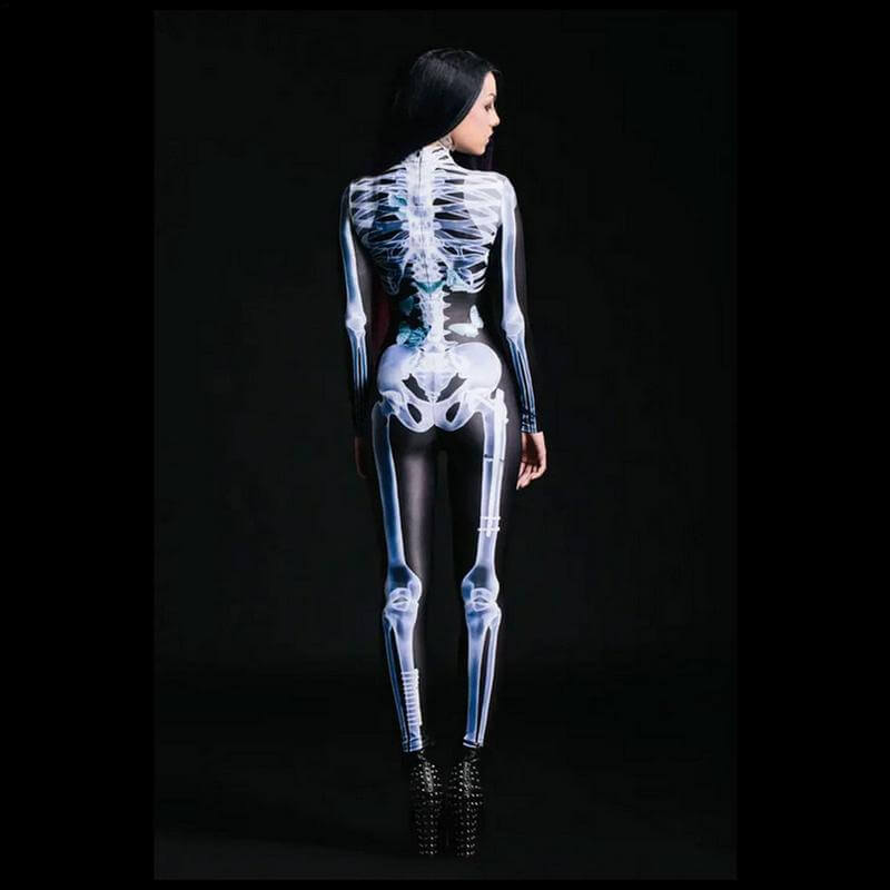 Tenue Squelette 3D pour un Halloween terriblement effrayant !