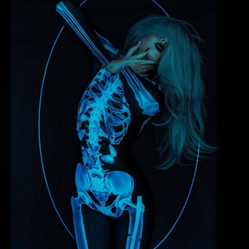 Tenue Squelette 3D pour un Halloween terriblement effrayant !