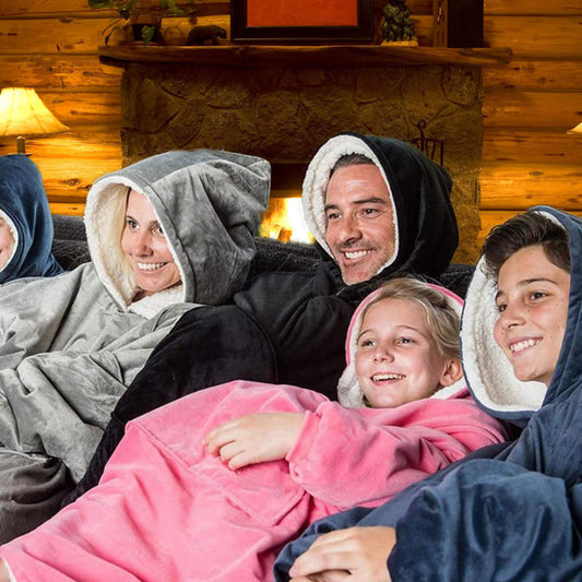 Extra Grande Hoodie XXL en Sherpa Fleece !