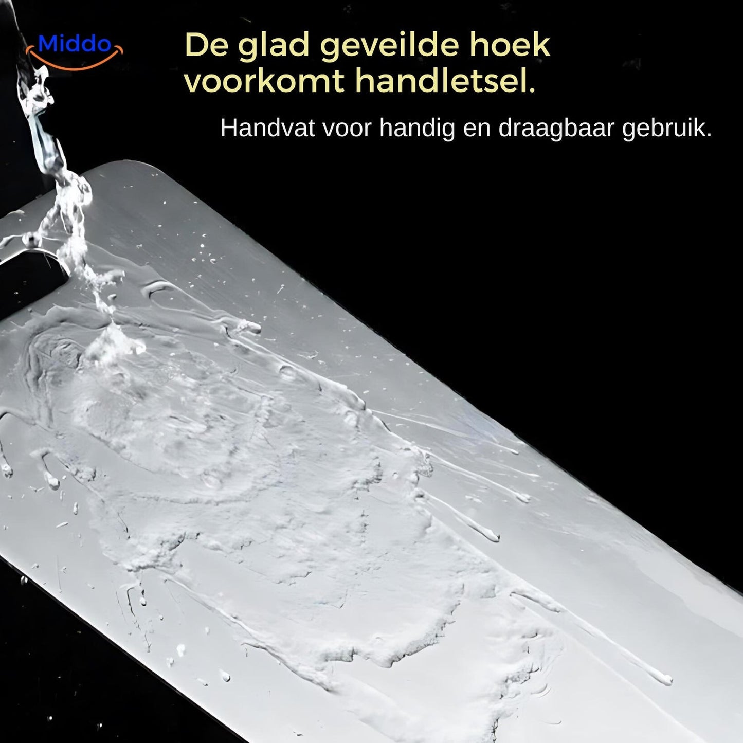 SafeCut™ Planche à Découper en Acier Inoxydable – Évitez les Microplastiques et les Bactéries dans Votre Alimentation !