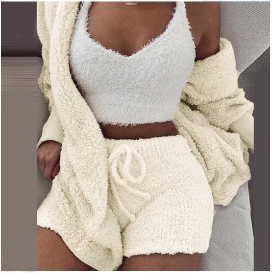 SheCutie™ Ensemble Confort 3 pièces | Chaud et Stylé pour Chaque Occasion