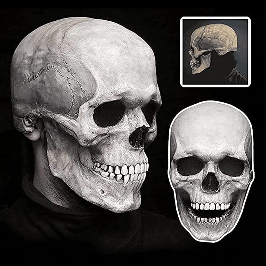 Skull Mask™ – Masque Crâne Effrayant et Réaliste pour Halloween 2025