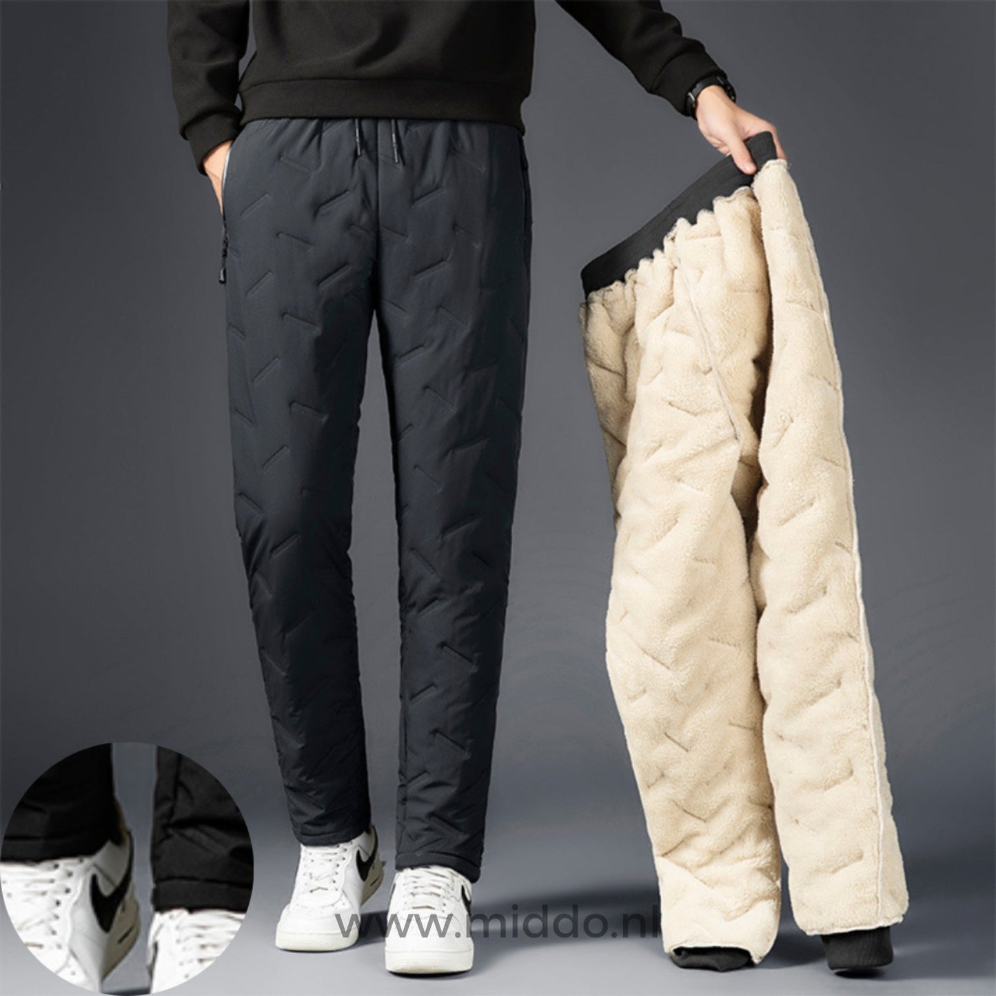WarmGuard™ Pantalon Thermo Unisexe : Doublé en Polaire & Imperméable