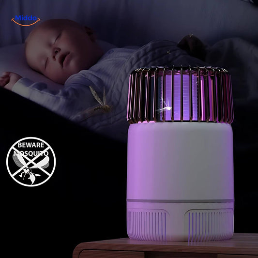 BuzzAway™ Lampe Anti-Moustiques Électrique | Protection Silencieuse