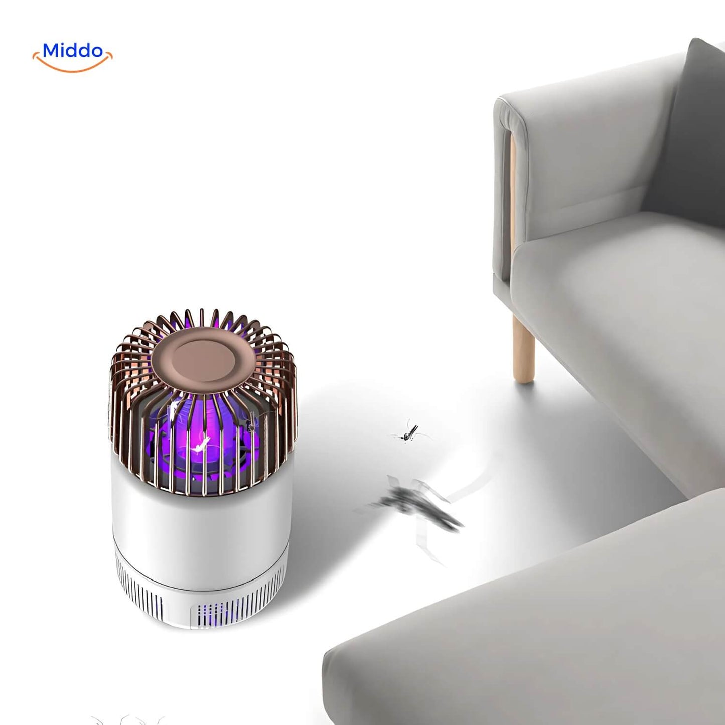 BuzzAway™ Lampe Anti-Moustiques Électrique | Protection Silencieuse
