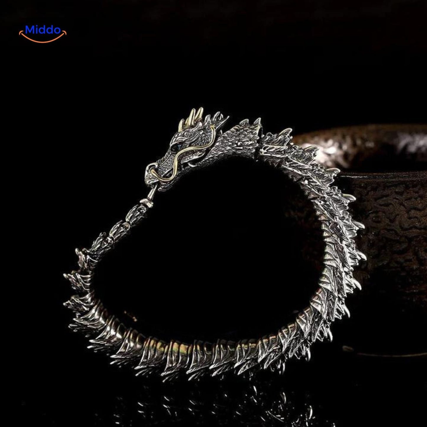 DracoGuard™ Bracelet Dragon Bone | Style et Puissance Masculine