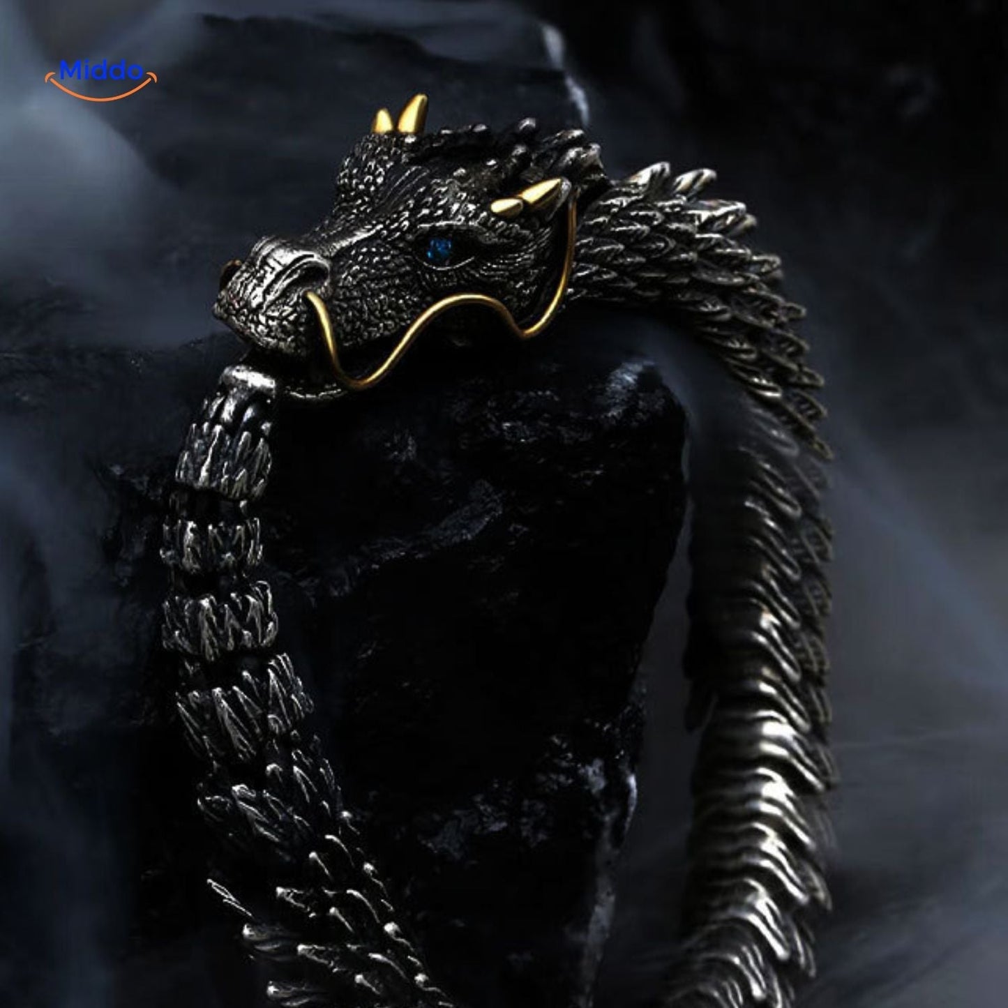 DracoGuard™ Bracelet Dragon Bone | Style et Puissance Masculine