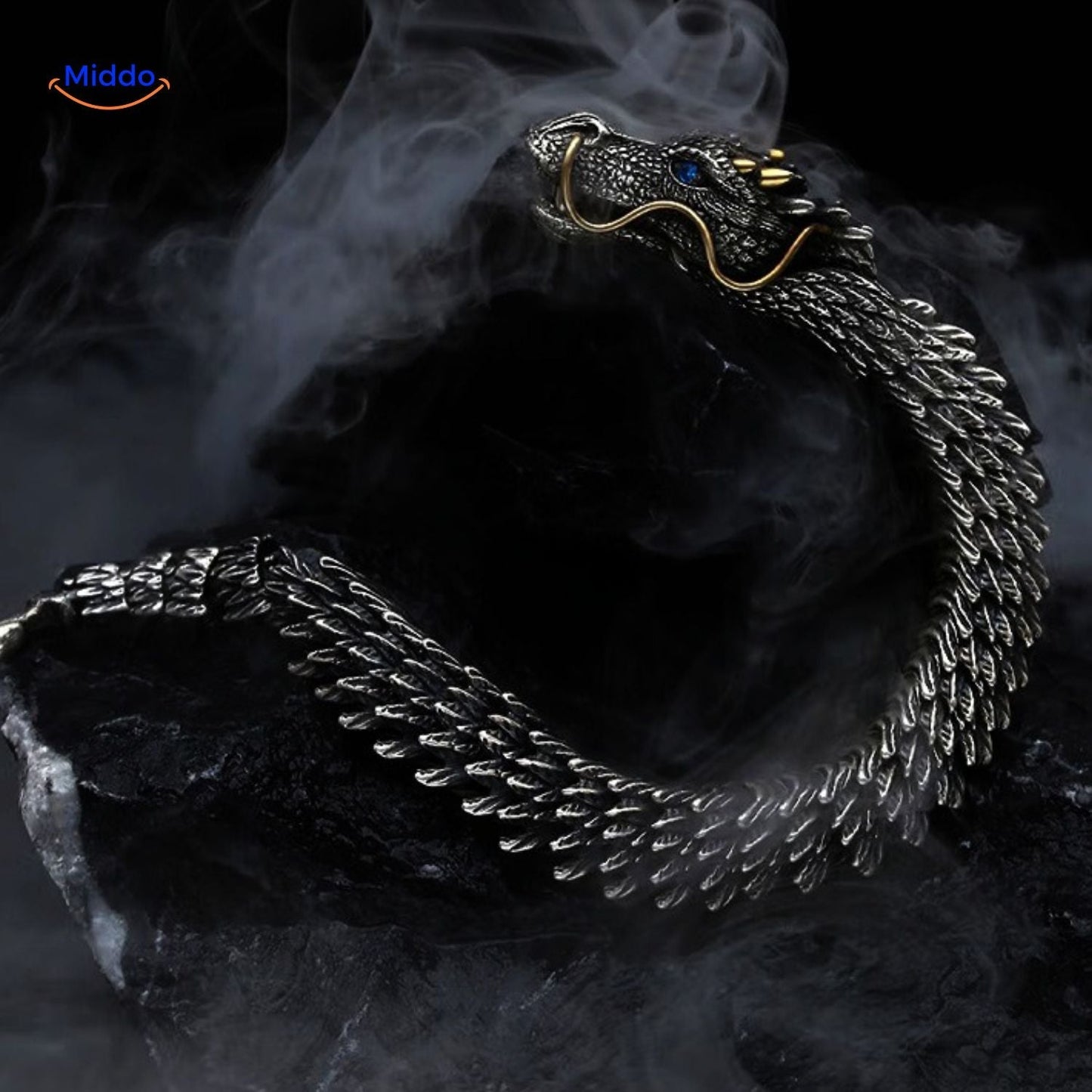 DracoGuard™ Bracelet Dragon Bone | Style et Puissance Masculine