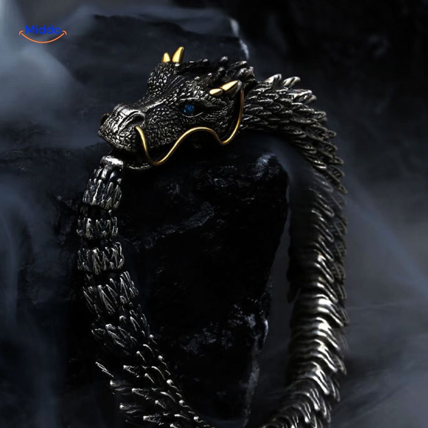 DracoGuard™ Bracelet Dragon Bone | Style et Puissance Masculine