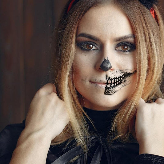 Tatouages d'Horreur Réalistes pour Halloween - Complétez Votre Maquillage Halloween!