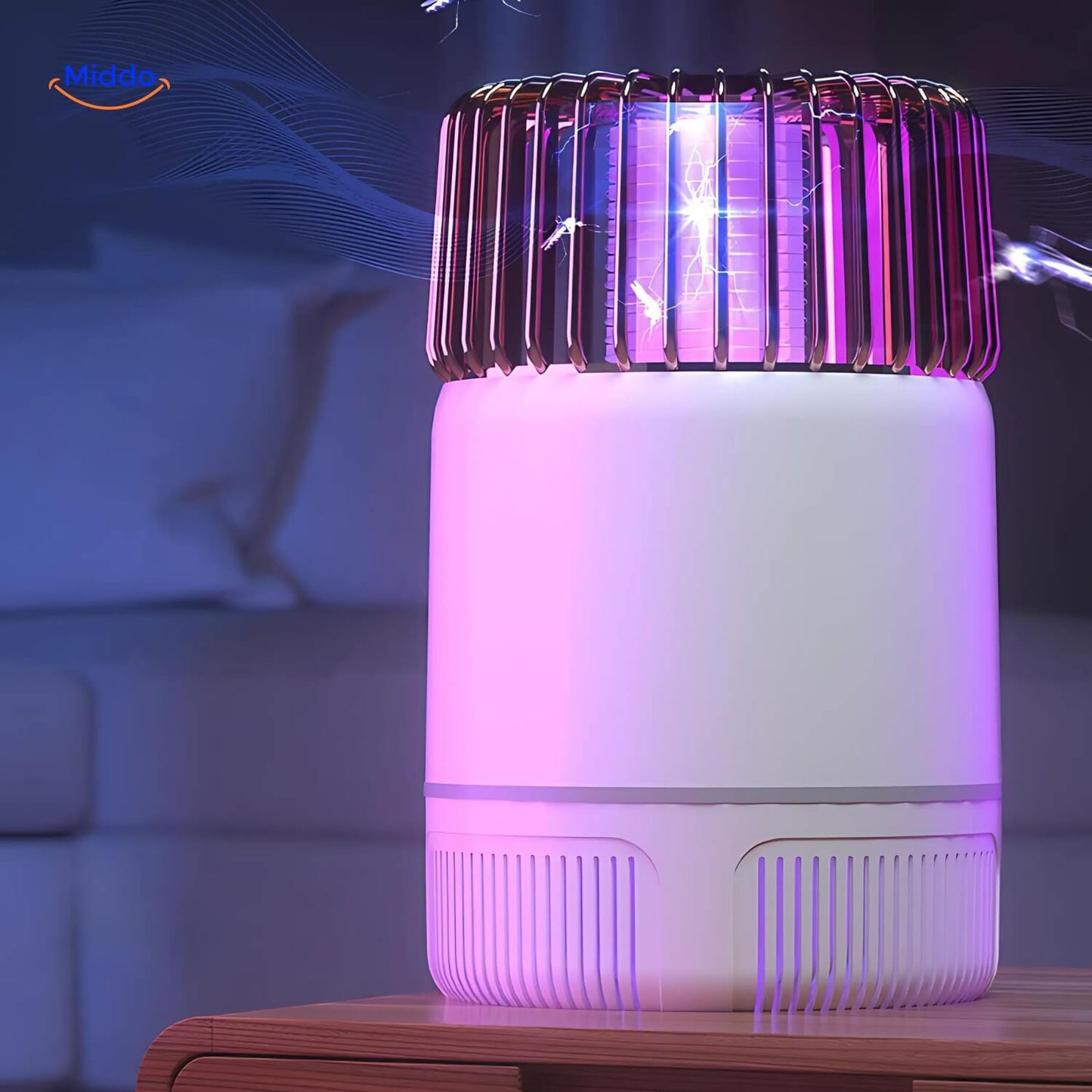 BuzzAway™ Lampe Anti-Moustiques Électrique | Protection Silencieuse